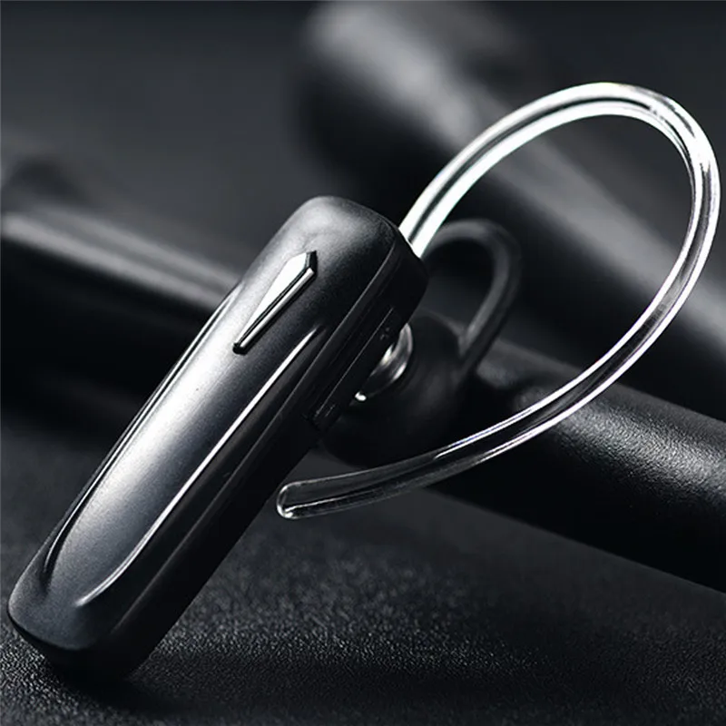 Bluetooth Earpiece Wireless hands-free Headset Waterproof Earbuds Mic Mini Earphone Headset earpieces For iPhone xiaomi Android - Цвет: M163 Black