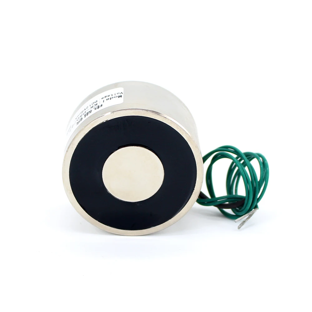  50*27 DC 6V 12V 24V Waterproof Energized Hold Electromagnet 50kg Sucker electric magnet coil portab