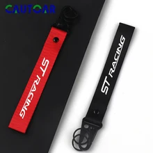 Автомобильный Стайлинг ST Racing MOTOR SPORT нейлоновый ключ веревочный брелок для FORD Focus 2 3 беспроводной видеорегистратор Mondeo Fiesta Kuga MK2 MK3 MK4 аксессуары