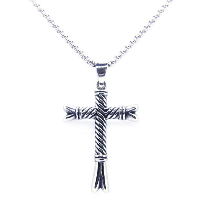 1pc Support Dropship New Cross Pendant 316L Stainless Steel Jewelry Hip-hop Style | Украшения и аксессуары