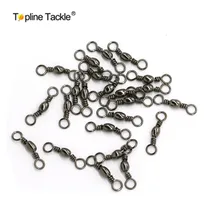 100 шт./лот 8# Подшипник Рыбалка ствола Поворотный Твердые Кольца Инструменты для наращивания волос приманки нержавеющей анти коррозии снасти Интимные аксессуары