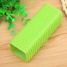 Escova de cabelo para animais de estimação, massageador para limpeza e depilação adesiva de silicone macio, para cães e gatos, 1 peça suprimentos novos