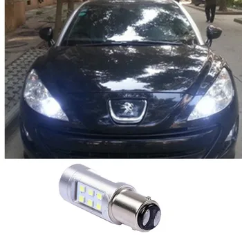 

1157 BA15D Car LED DRL Driving Daytime Running Day Fog Lamp Light For peugeot 308 peugeot 408 RCZ Citroen C4L Fiat Viaggio