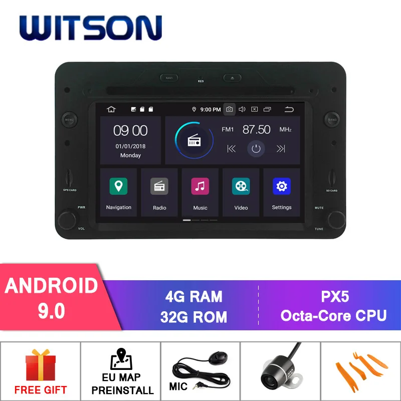 Cheap WITSON Android 9.0 car dvd gps for Alfa Romeo 4GB RAM +32GB Flash car audio gps dvd car radio car gps dvd player 0 Cheap WITSON Android 9.0 car dvd gps for Alfa Romeo 4GB RAM +32GB Flash car audio gps dvd car radio car gps dvd player 0