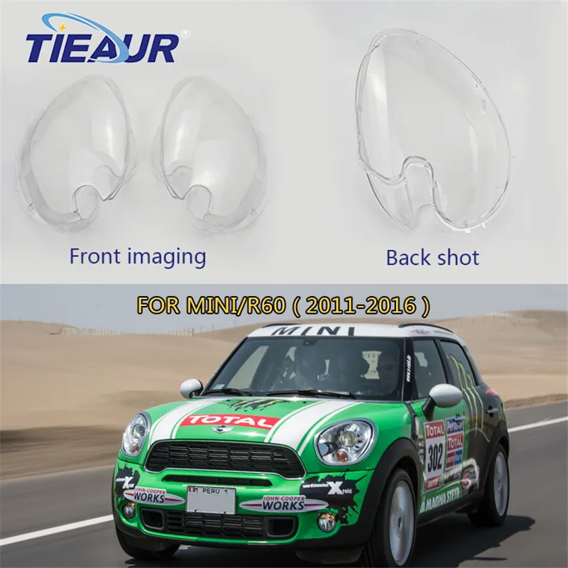 

For lampshade MINI R60 10-15 Headlight headlamp shell Transparent Cover Headlight Clear Lens Cover