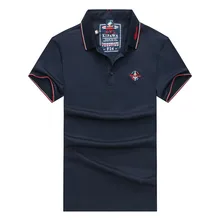 Известный бренд Tace& Shark Polo рубашка мужская Королевская Классическая Повседневная и деловая поло мужская хлопковая вышивка Camisa Polo мужская