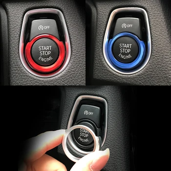 

Car Engine Start Stop Ignition Key Ring Stickers Carbon Fiber circle M Stripe Trim 3 Series For bmw e90 e92 e93 e46 e39 e36 f30