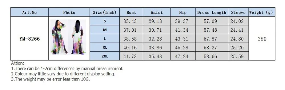 8266 size chart_