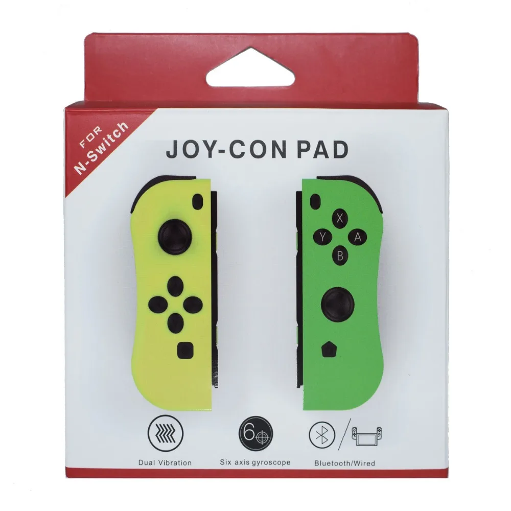 Bluetooth беспроводной Pro пульт дистанционного управления геймпад джойстики Joy-con(L/R) для Nintendo Switch NS игровая консоль с кабелем