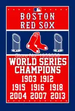 Boston Red Sox World Series Champions Flag 3ft x 5ft Polyester MLB flag