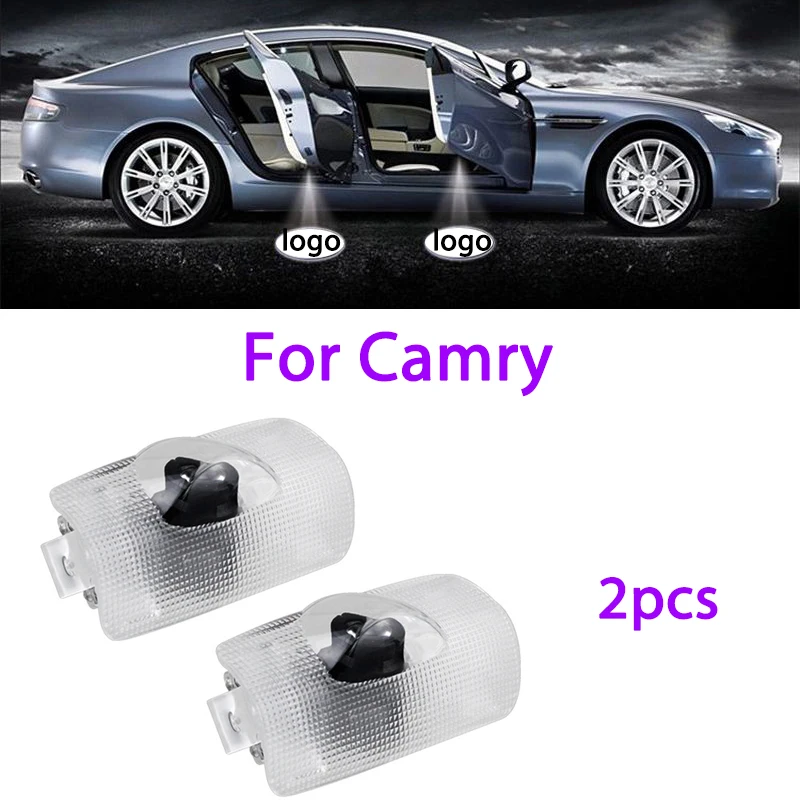 Us 10 66 21 Off 2pcs Led Door Logo Light For Toyota Camry 2006 2012 New 2018 Toyota Logo Laser Projector Light Ghost Shadow Light Accessories In