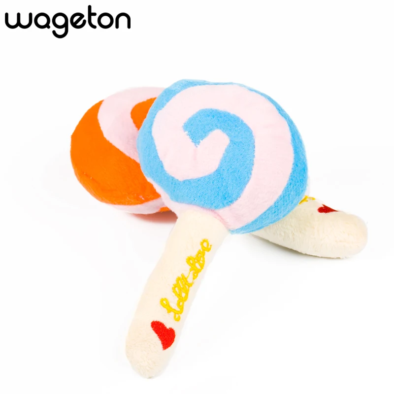Lovely Cotton Lollipop Shape Pet Toys Dog And Cat Animal Squeaky