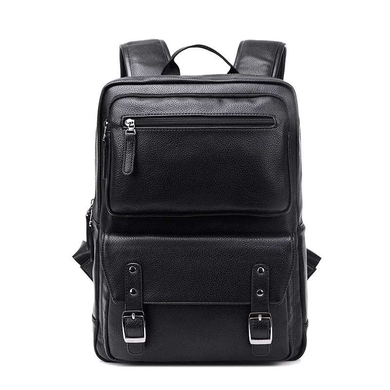 New Arrival Men Backpacks High Quality PU Leather Fashion Travel Bags