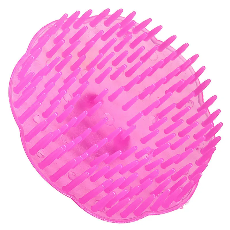 1PC Plastic Shampoo Combs Washing Hair Massager Women Combs Scalp Shower Body Beard Shampoo Brush Hair Styling Tools Pink