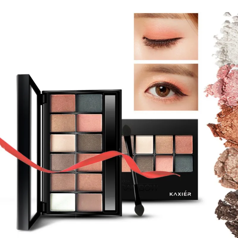 

Earth Color Matte Eyeshadow Makeup Palette Waterproof Not Blooming Eye shadow Make Up Cosmetics