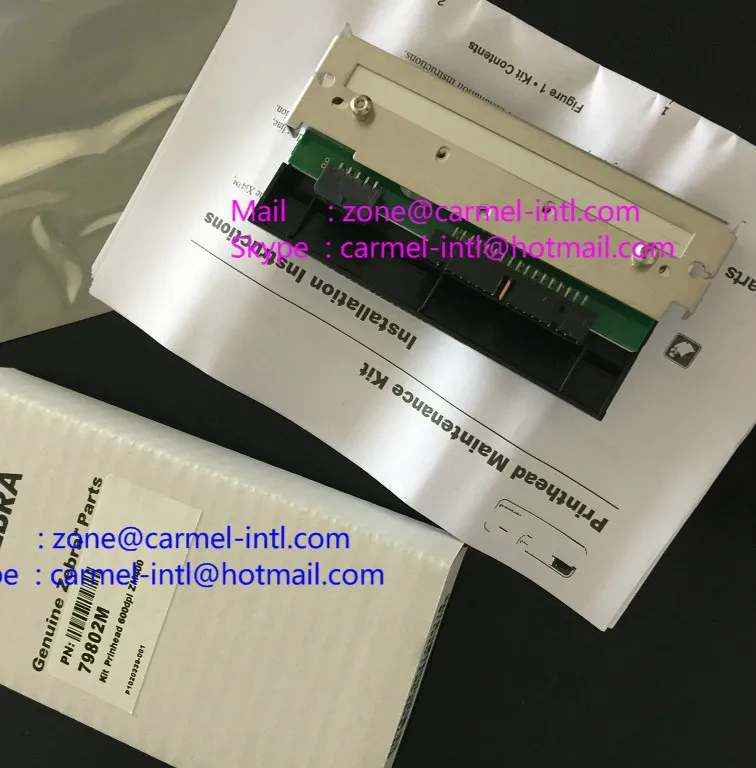 79802 متر zm400 600 ديسيبل متوحد الخواص رئيس جديد الأصلي رأس الطباعة الباركود طابعة رأس الطباعة