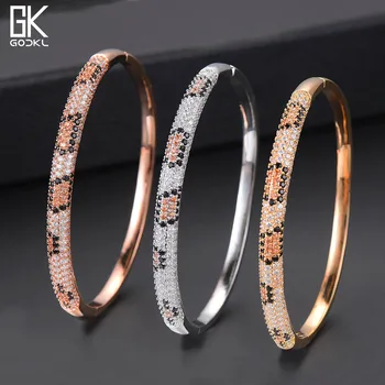 

GODKI Luxury AAA Cubic Zirconia Bracelets Bangles Vintage Indian Bangle Bohemian Cuff Bracelets For Women Femme Fashion Jewelry