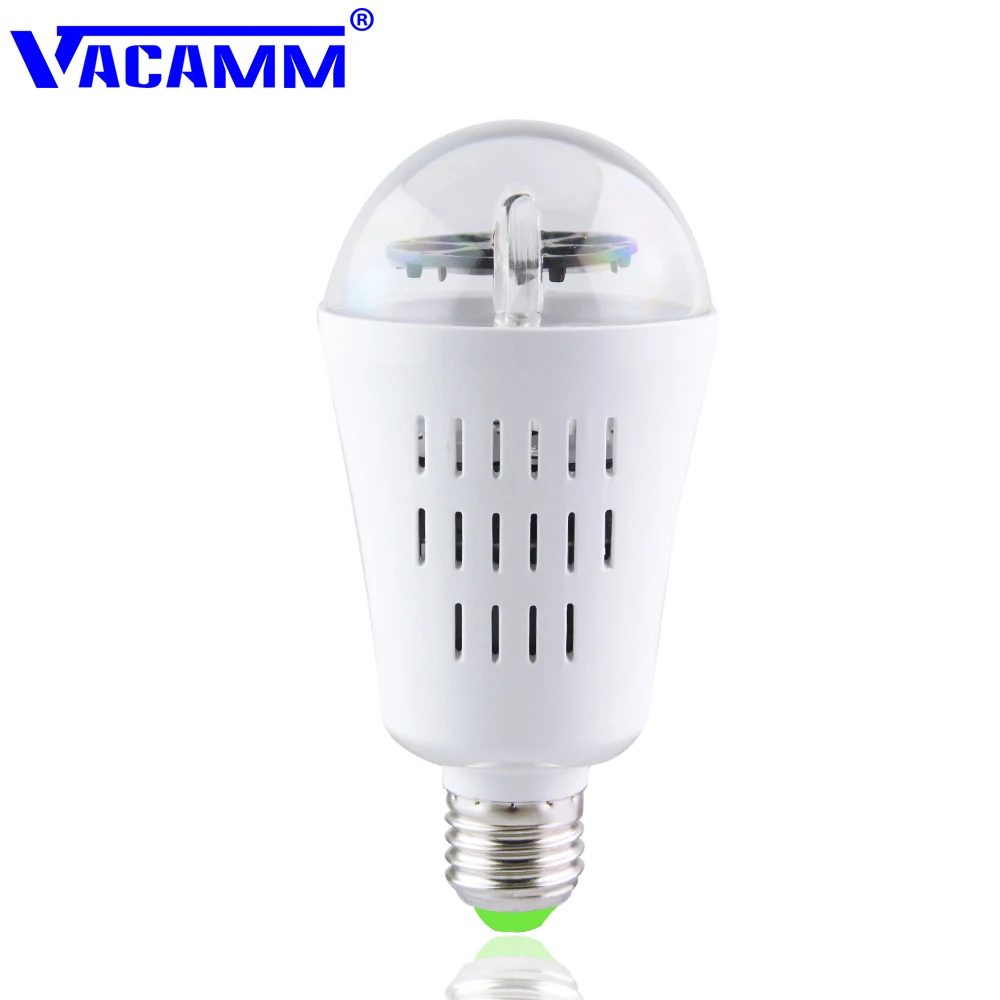 

Vacamm LED E27 Bulb 220V Holiday Christmas Lights Dynamic Snowflake Animals Pattern Indoor Decoration LED Projector Lighting