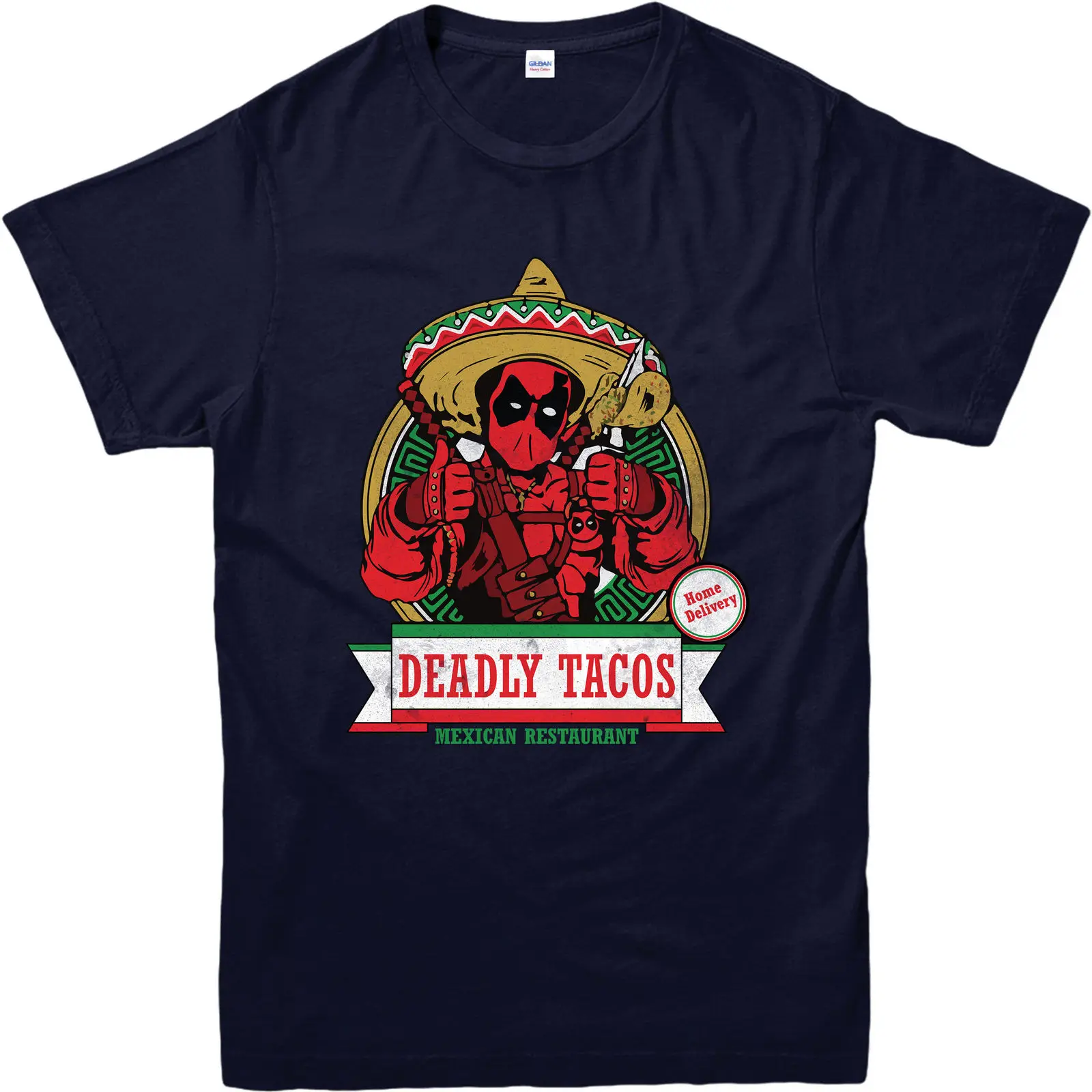 Deadpool love you футболка Мексиканский Наёмник тако размеры для взрослых и детей |