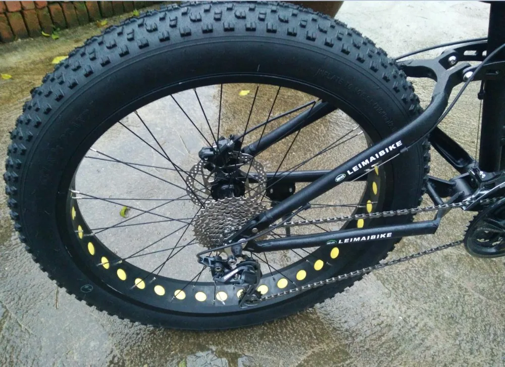 Best Kalosse Fat  Tires bikes    Beach bicycle  26*4.0 tires , snow mountain bike , bicicleta mountain bike  , 21/24/27/30 speed 33