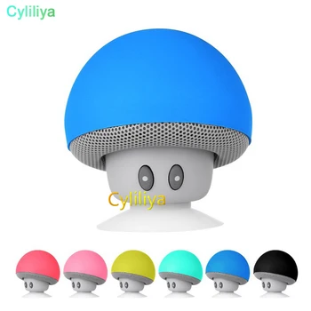 

300pcs Mushroom mobile phone mini speakers with suction, any logo, color and packing available. In stock! Welcome to order
