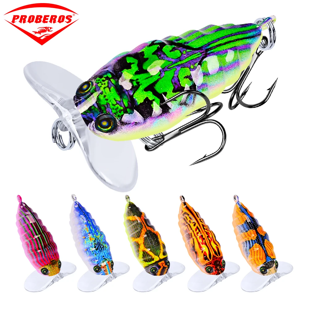Buy 6PC/Lot Bee Fishing Lure 1.57" 4cm Exported to USA