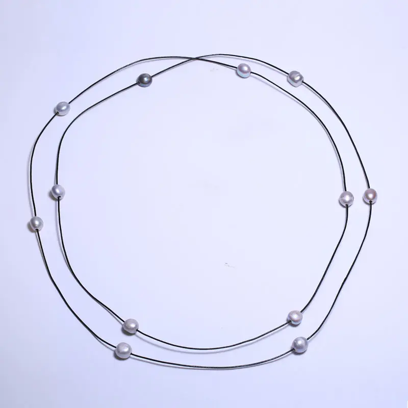 

Baroque 10-11 mm Baroque Pearls Long Necklace 160 cm, All over The Sky Star, The Length Of The Optional Collocation