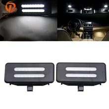 POSSBAY автомобиль 16 SMD светодиодный Белый рабочий косметическое зеркало Солнце лампа на козырек лампа для BMW E90 E91 3 серии седан/вагон 2006-2012