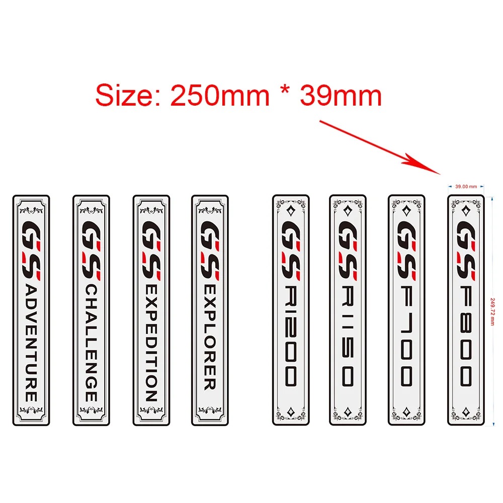 Наклейка на мотоцикл наклейка алюминиевые панниеры багаж боковая верхняя задняя крышка коробка для BMW R1200GS R1150GS F700GS F8