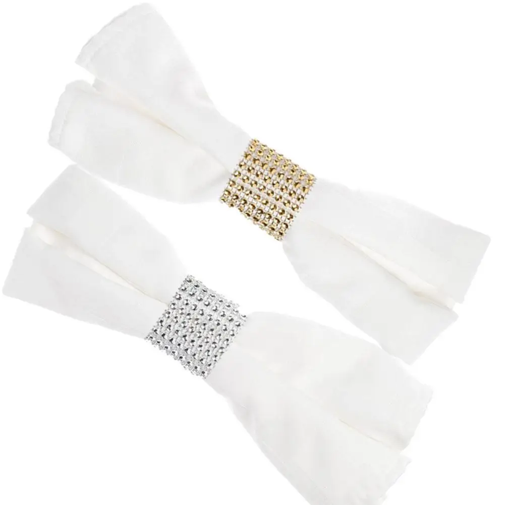 Buy AsyPets 50PCS/100PCS Elegant Napkin Ring with 8