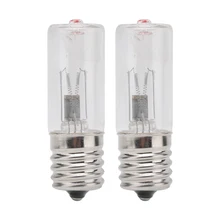 2 шт. E17 УФ-светильник 3 Вт портативная бактерицидная ультрафиолетовая лампа дезинфекция стерилизатор уф озона двойная стерилизация клещей светильник