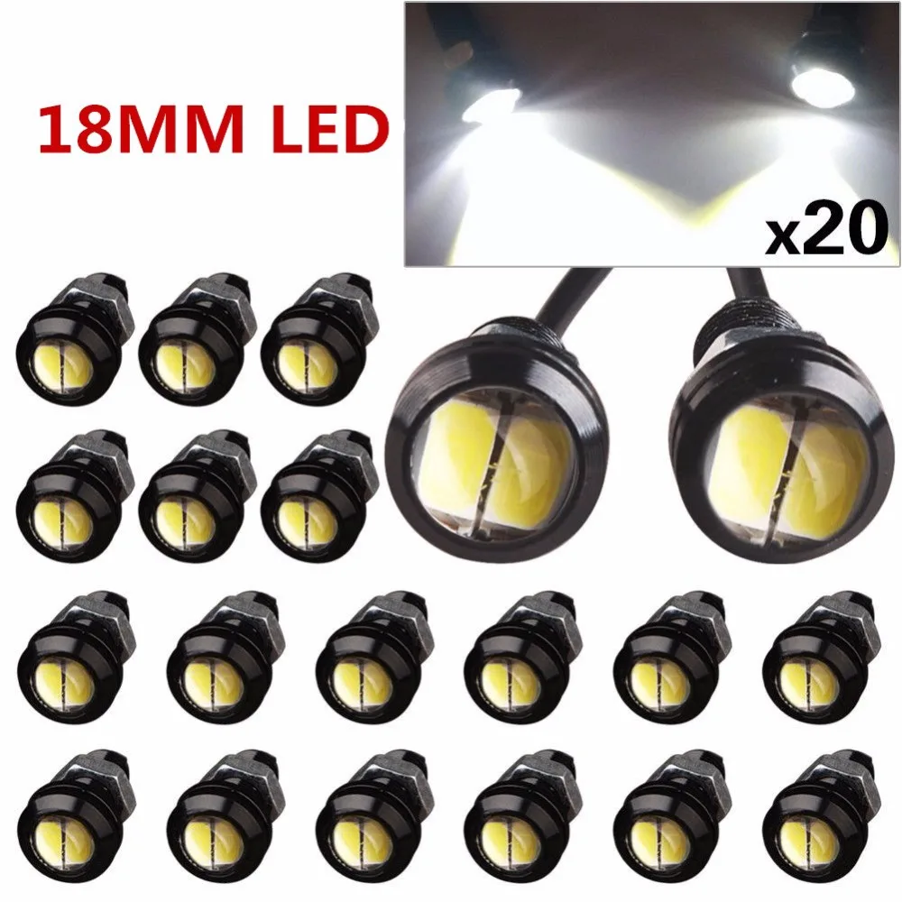 

20X Eagle Eye LED 9W 18mm 5730 Bulbs White Motor Car Backup Turn Signal Light