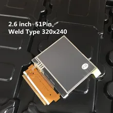 2,6 дюймовый TFT ЖК-дисплей, сенсорная панель, цветной жидкий горизонтальный экран ILI9342 320x240 37Pin 51P 3/4 line SPI MCU8 bit 16