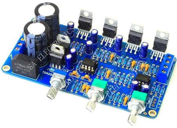 

[BELLA]TDA2030A 2.1 amplifier subwoofer finished board (C2A6)--5PCS/LOT