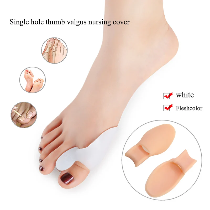 

Health Care 2 Pcs/ Set Bunion Relief Silicone Gel Big Toe Protectors For Bunions Treatment Bunion SSwell
