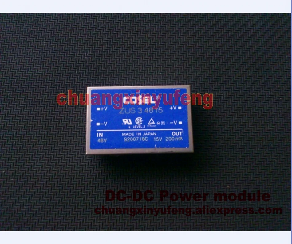 ZUS34815 COSEL DC-DC модуль питания DC 48V-15V 3W0.2A изолированный | Электроника