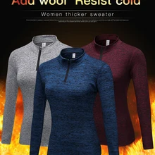 Новая женская футболка для бега с длинным рукавом, плотные теплые рубашки, Спортивная рубашка для фитнеса, женская спортивная одежда, женские топы, спортивные майки