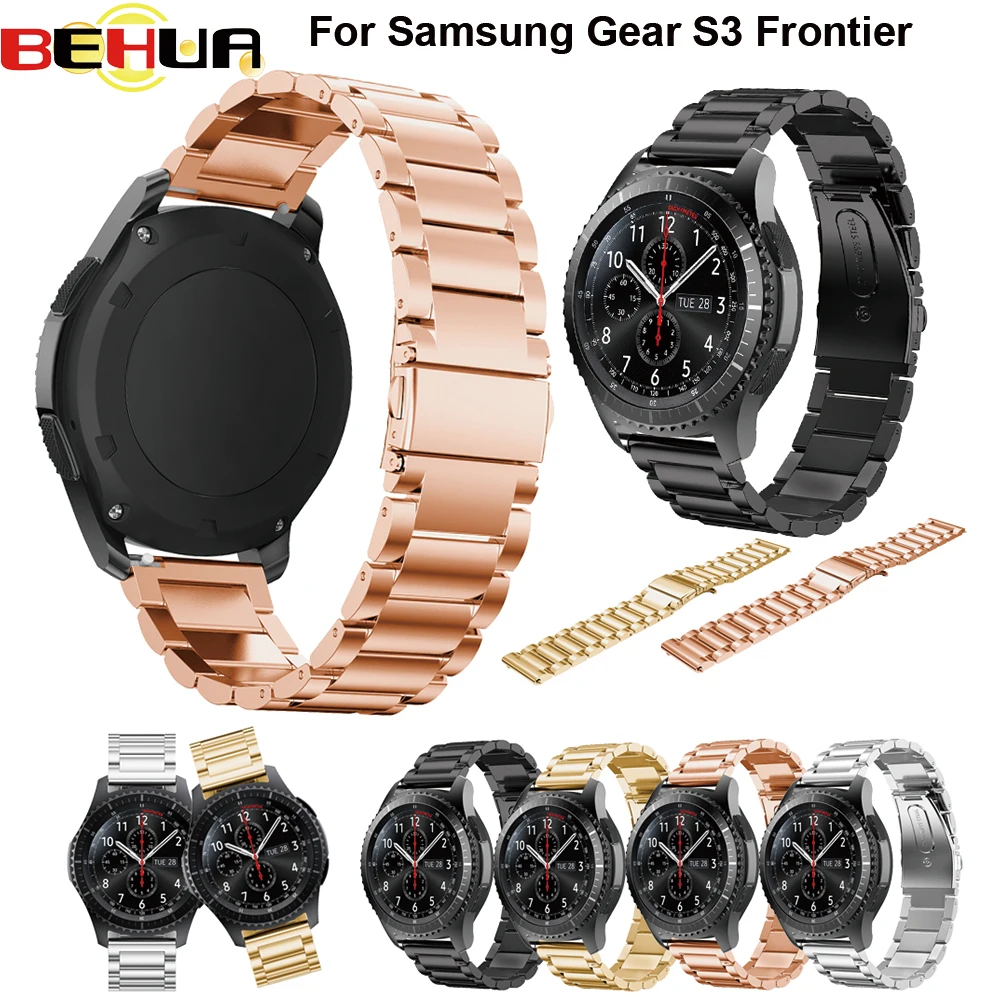 Ремешок из нержавеющей стали для Samsung Gear S3 сменный Браслет Classic Frontier 2 шт. |