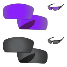 Черный и плазменный фиолетовый 2 пары Поляризованные замена оптические стёкла для столовой 2006 солнцезащитные очки женщин рамки UVA и UVB защиты