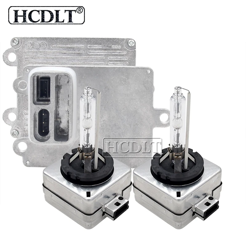 HCDLT 35 Вт HID D1S D3S ксеноновая лампа 55 6000K 4300K 5000K 8000K комплект автомобильных ламп для