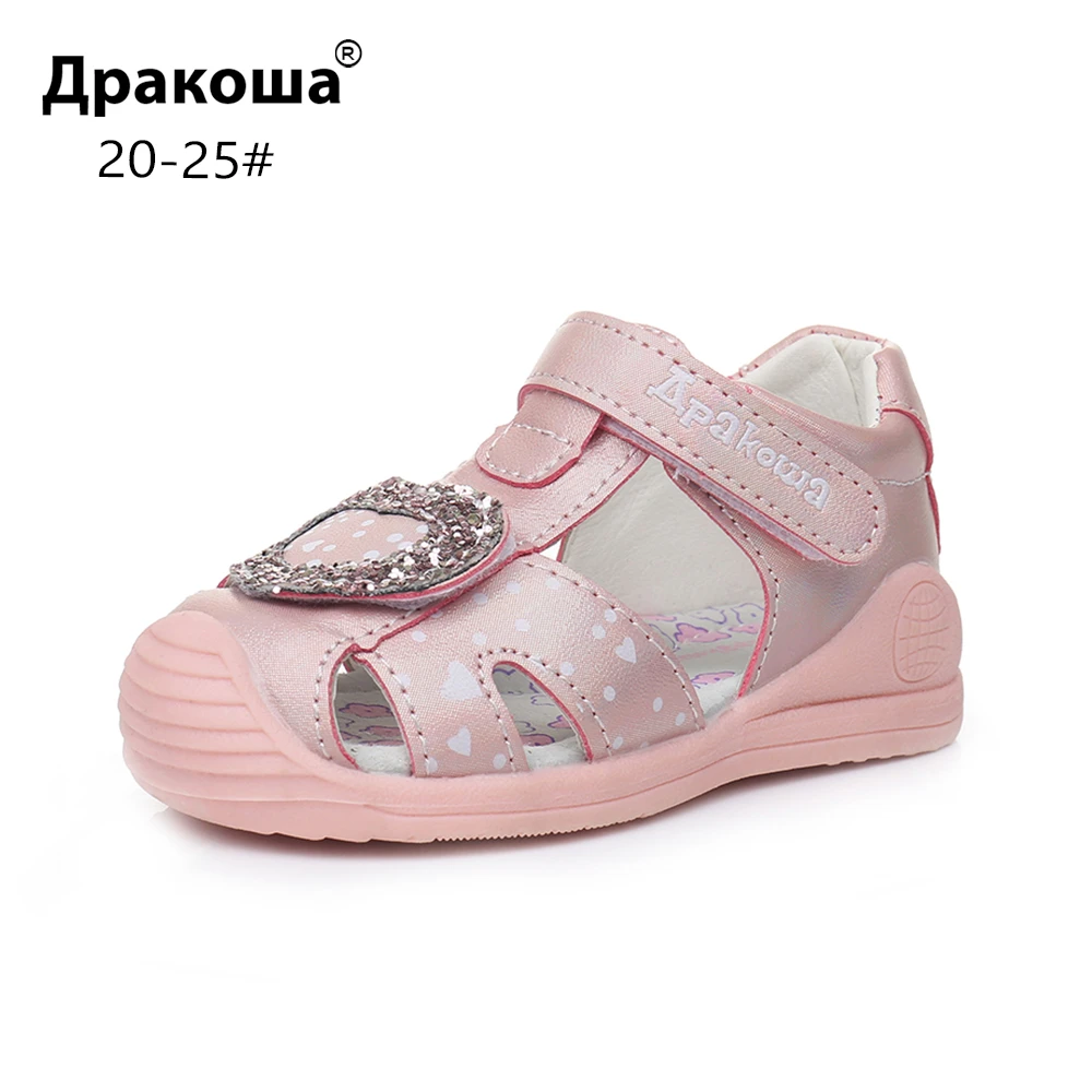 baby girl closed toe sandals