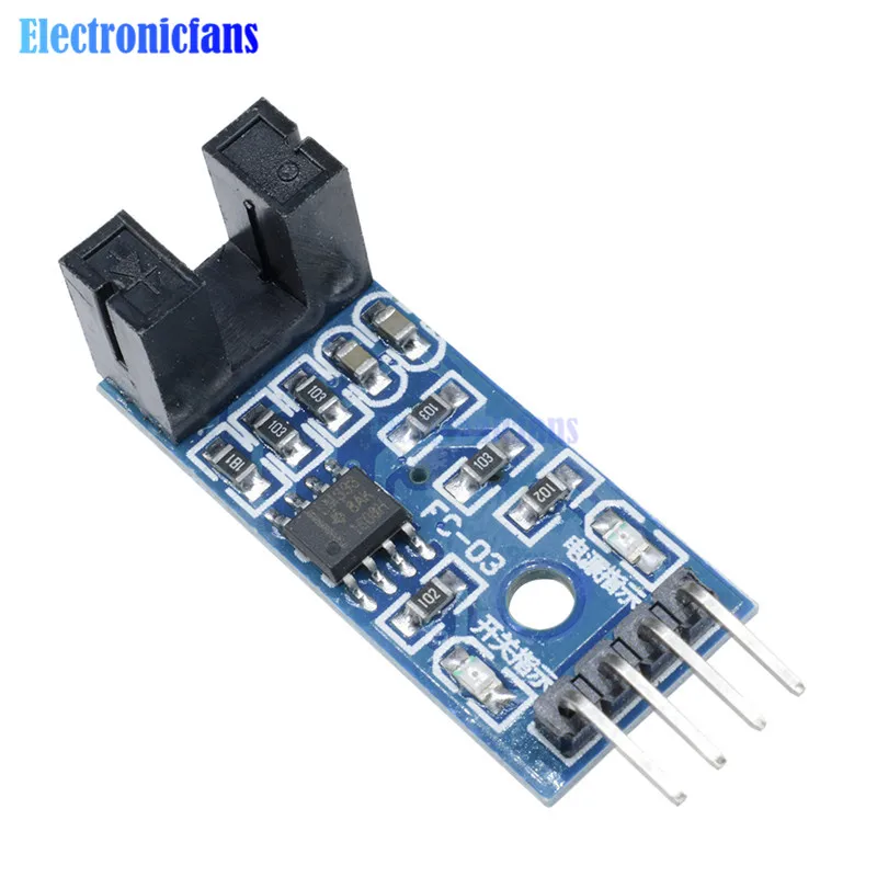 

2PCS Slot Type IR Optocoupler Speed Sensor Module LM393 For Arduino Groove Coupler Sensor 3.3V-5V Connect Relay Buzzer Module