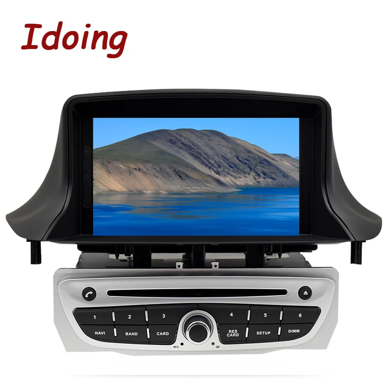 Flash Deal Idoing 7"1Din 4G+32G  8Core Car Radio GPS Android 9.0 Multimidia Player For Renault Megane 3 Fluence 2009-2015 GPS Navigation 4