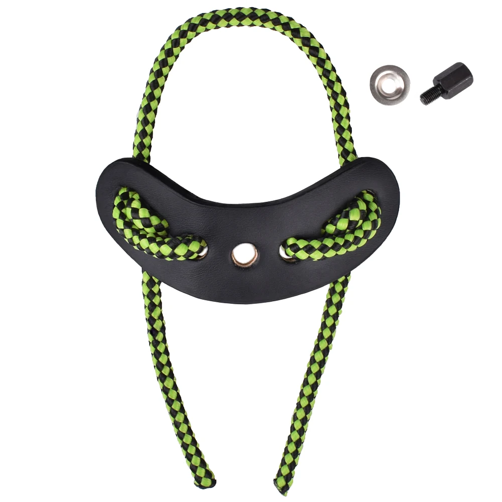 1 Pc Compound Bow Sling Braided Wrist Adjustable Cord Rope Strap for