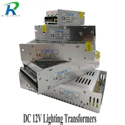 RiRi будет светодиодный Трансформаторы освещения светодиодный коммутации Питание 12 В 1.25A 2A 10A трансформатор освещения Мощность адаптер DC 12 В