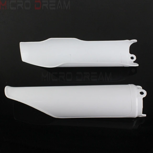 White Black Plastic Fork Guard Front Shock Absorbe Cover Protector For  Honda CR125 CR250 CR500 CRF250 CRF450 CRF 250 450 R X RX - AliExpress