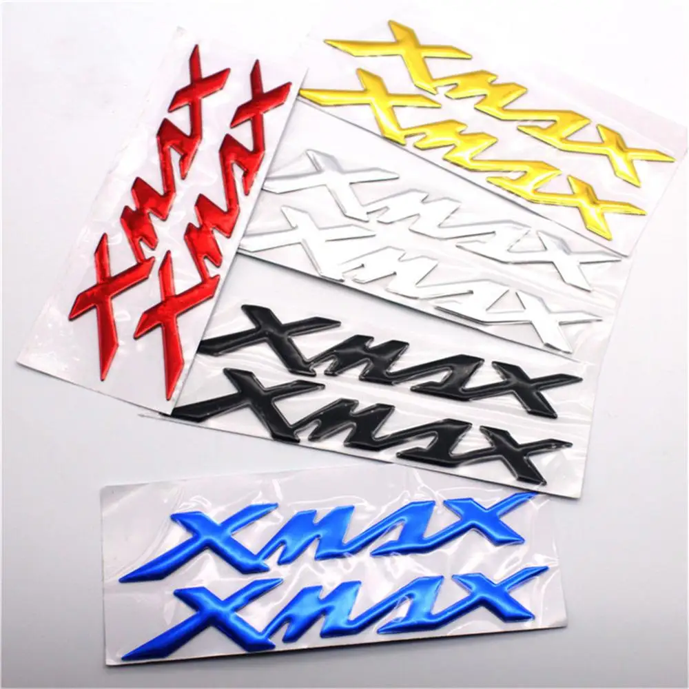 

For Yamaha X-MAX XMAX 125 250 400 Motorcycle Decals Stickers Emblem Badge 3D Decal Raised Tank Wheel Tank Decals Applique Emblem