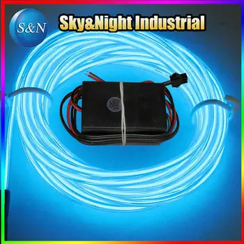 

(BLUE COLOUR 10M ) Neon El Wire +12V INVERTER (Steady on/Flashing/Off) Functions with Free shipping