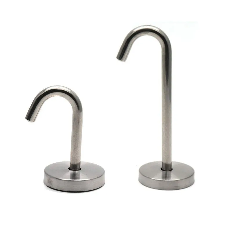 

Ceiling Hooks Screws Mount Stainless Steel Closet Top Hook Towel/Robe Clothes Hook - Pack of 4