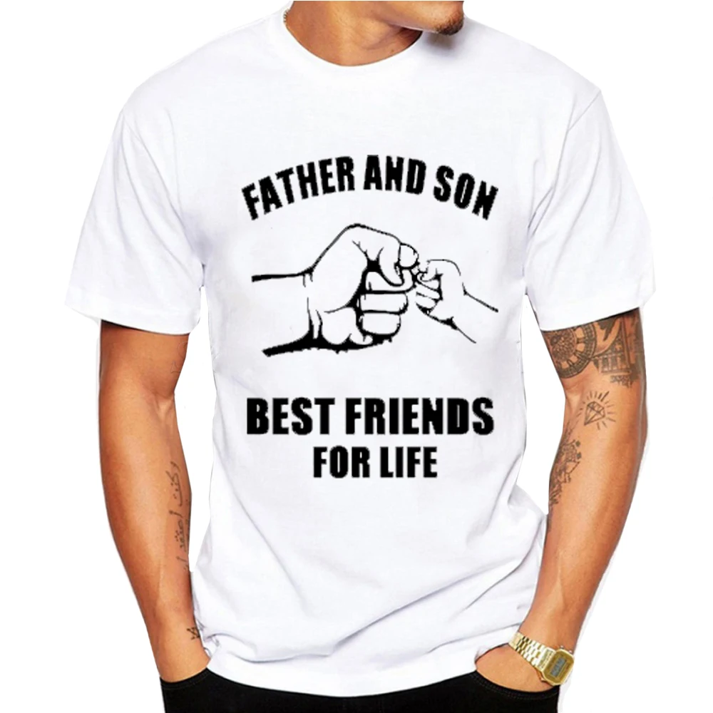 

Best Dad T-Shirt Men Funny Fathers Day Present Father And Son Friends For Dad Husband Summer Birthday Gifts T Shirt Tshirt